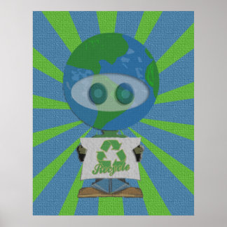 Earth Day Recycle Poster Art