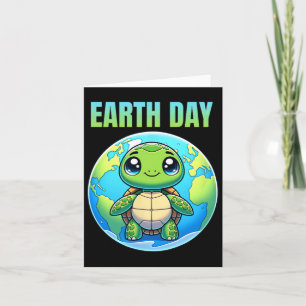 Earth Day Restore Earth Turtle 2025 Card