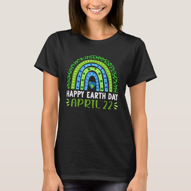 Earth Day  Save Our Home Plant More Trees Go Plane T-Shirt (Front)