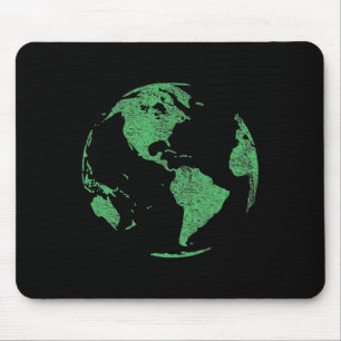 Earth Day Save Our Planet Climate Change Globe Wor Mouse Pad
