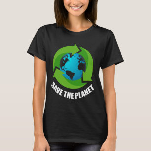 Earth Day Save The Planet Keep It Green Happy Moth T-Shirt