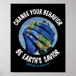 Earth Day Save The Planet Plant More Trees Clean T Poster
