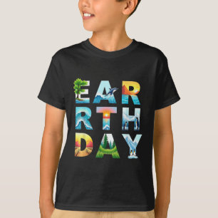 Earth Day Save Trees And Animals Environmental Pro T-Shirt