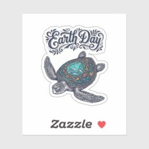 Earth Day Sea Turtle Vintage Engraving Shirt Desig