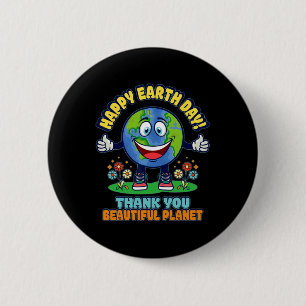 Earth Day Shirt1 2 Inch Round Button