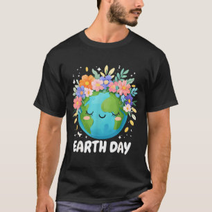 Earth Day Shirt Cute & Floral Planet Earth Day