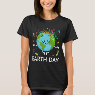 Earth Day Shirt Floral Cute And Peaceful Planet Ea