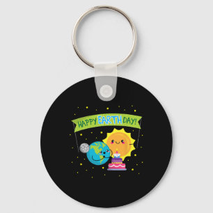 Earth Day Shirt For Kids Funny Cute Earthday Keychain