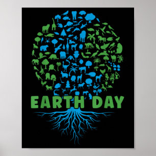Earth Day Shirt Kids , Women &amp; Men Cute 54th E Poster