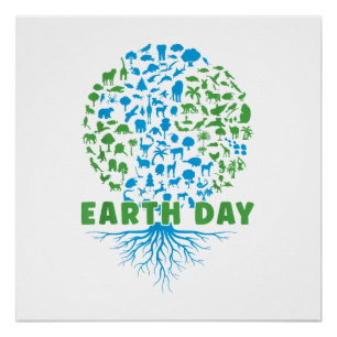 Earth Day Shirt Kids , Women & Men Cute 55th Earth Poster