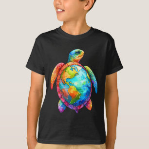 Earth Day Shirt Sea Turtle Save The Planet Women M