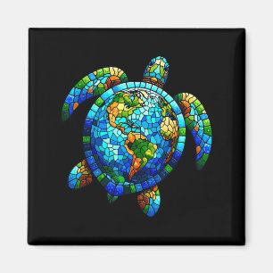 Earth Day Shirt Sea Turtle Save The Planet Women M Magnet