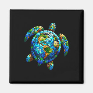 Earth Day Shirt Sea Turtle Save The Planet Women M Magnet