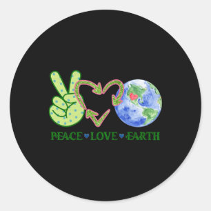 Earth Day Shirt Teacher Environment Day Recycle Ea Classic Round Sticker