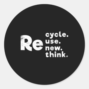 Earth Day Shirts Classic Round Sticker