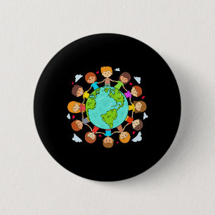 Earth Day Shirts Kids Earth Day Youth Boys Girls 2 Inch Round Button
