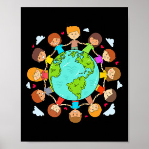 Earth Day Shirts Kids Earth Day Youth Boys Girls Poster