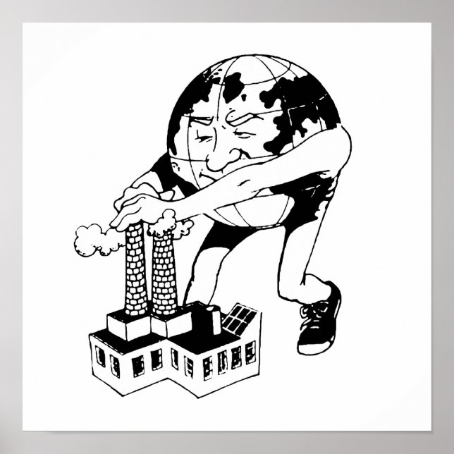 EARTH DAY - Stop Pollution Poster (Front)