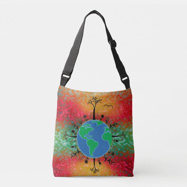 Earth Day ~ Sun Crossbody Bag (Front)
