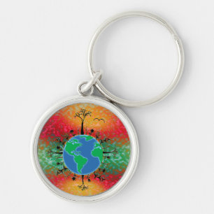 Earth Day ~ Sunrise Keychain