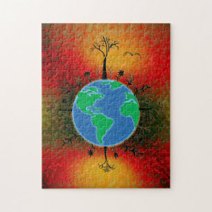 Earth Day ~ Sunset Jigsaw Puzzle