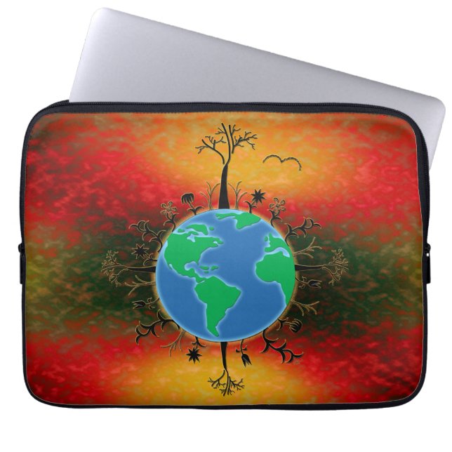 Earth Day ~ Sunset Laptop Sleeve (Front)