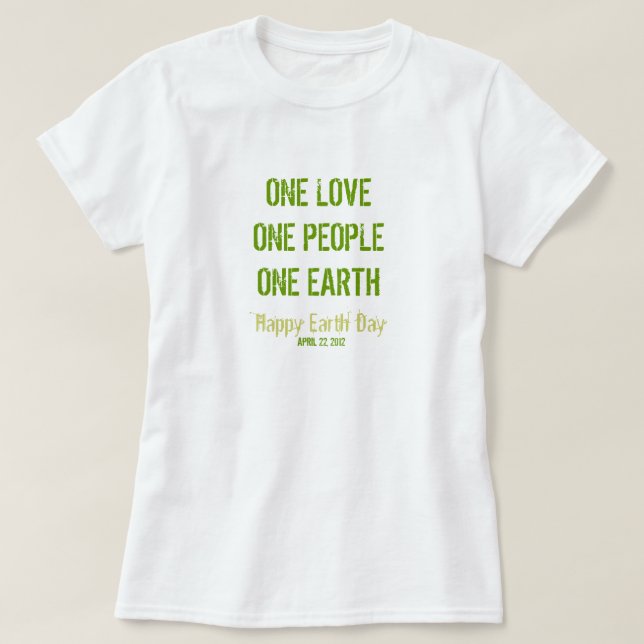 Earth Day T-Shirt (Design Front)