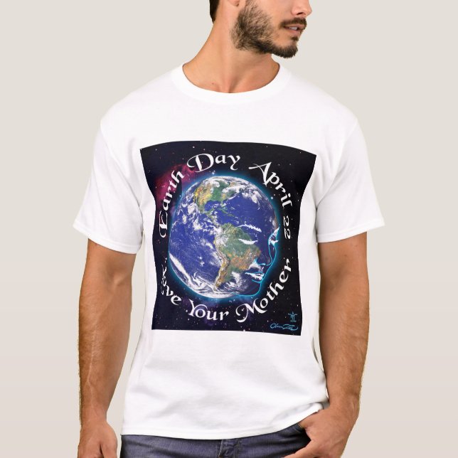 Earth Day T-Shirt Light Colours (Front)