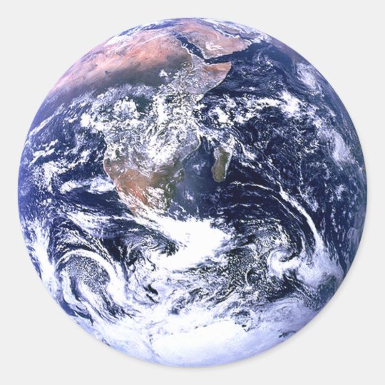 Earth Day The MUSEUM Zazzle Gifts Classic Round Sticker