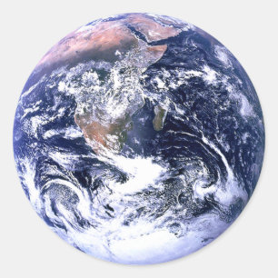 Earth Day The MUSEUM Zazzle Gifts Classic Round Sticker