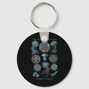 Earth Day The Study Of Jellyfish  Keychain