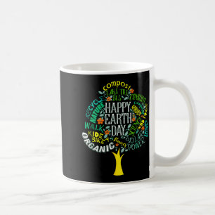 Earth day tree save earth inspiration  coffee mug