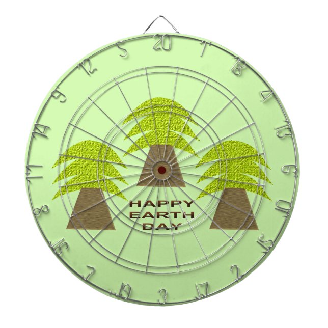Earth Day Trees Dartboard (Front)
