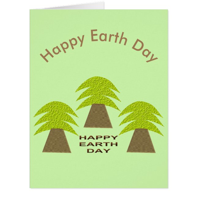 Earth Day Trees Personalized (Front)
