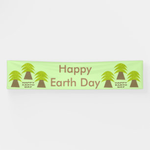 Earth Day Trees Personalized Banner
