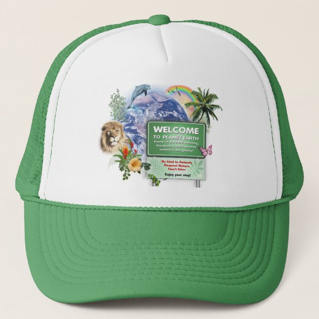 Earth Day Trucker Hat (Front)