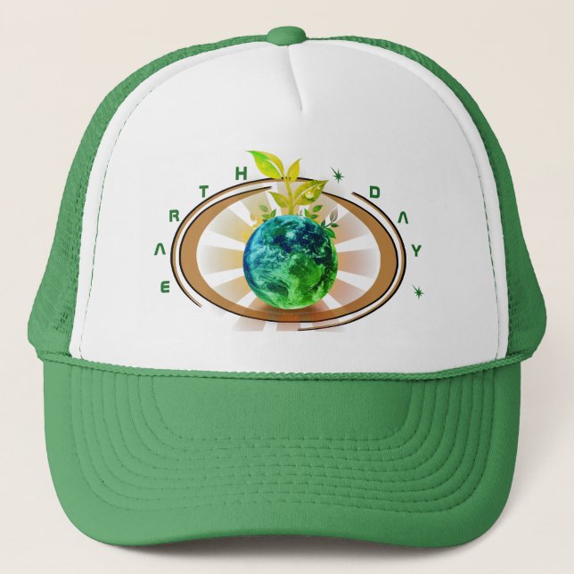 Earth Day Trucker Hat (Front)