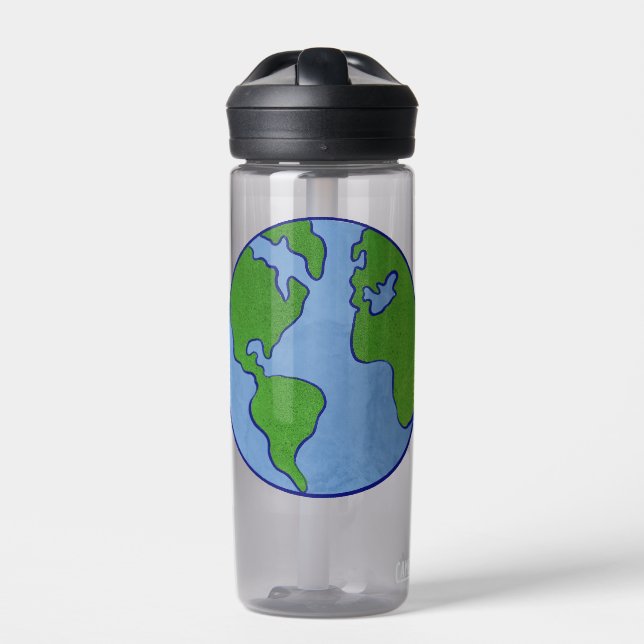 Earth Day Water Bottle (Front)