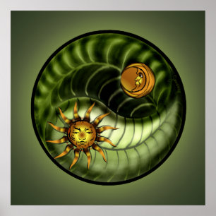 Earth Day Yin Yang Print