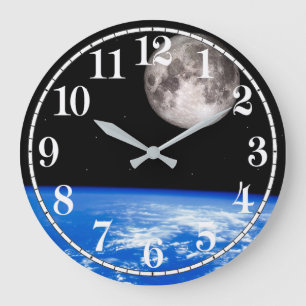 Earth design image for Acrylic Wall Clock