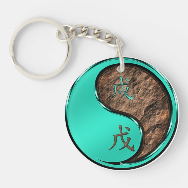 Earth Dog Keychain (Front)