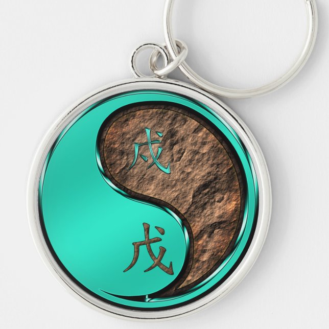 Earth Dog Keychain (Front)