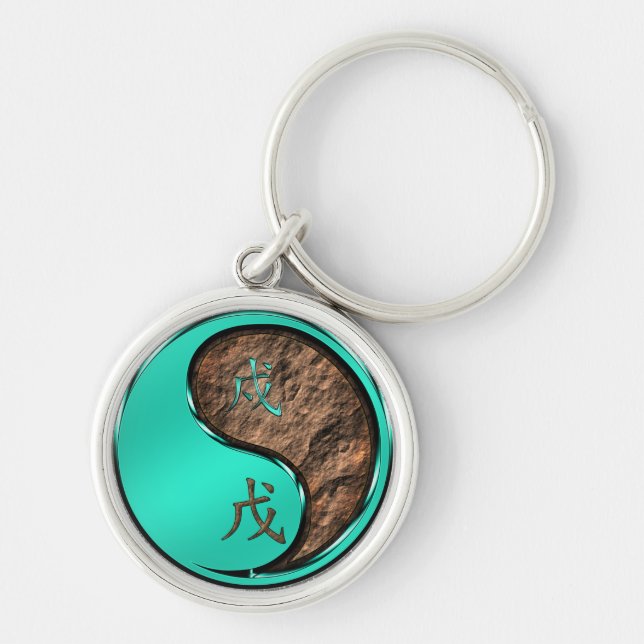 Earth Dog Keychain (Front)