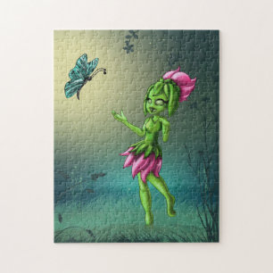 Earth Element and Butterfly Jigsaw Puzzle