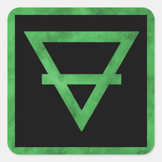 Earth Element Symbol Stickers (Front)