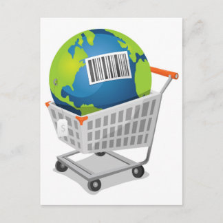 Earth For Sale Postcard
