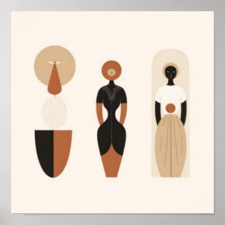 Earth & Form – Minimalist Botanical Art 5 Poster