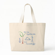 Earth Friendly We are Symbionts Jumbo Tote