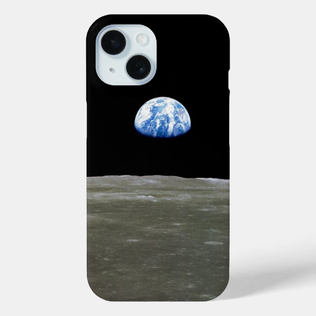 Earth from Moon in Black Space: Earthrise Case-Mate iPhone Case (Back)