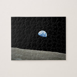 earth from moon space universe jigsaw puzzle